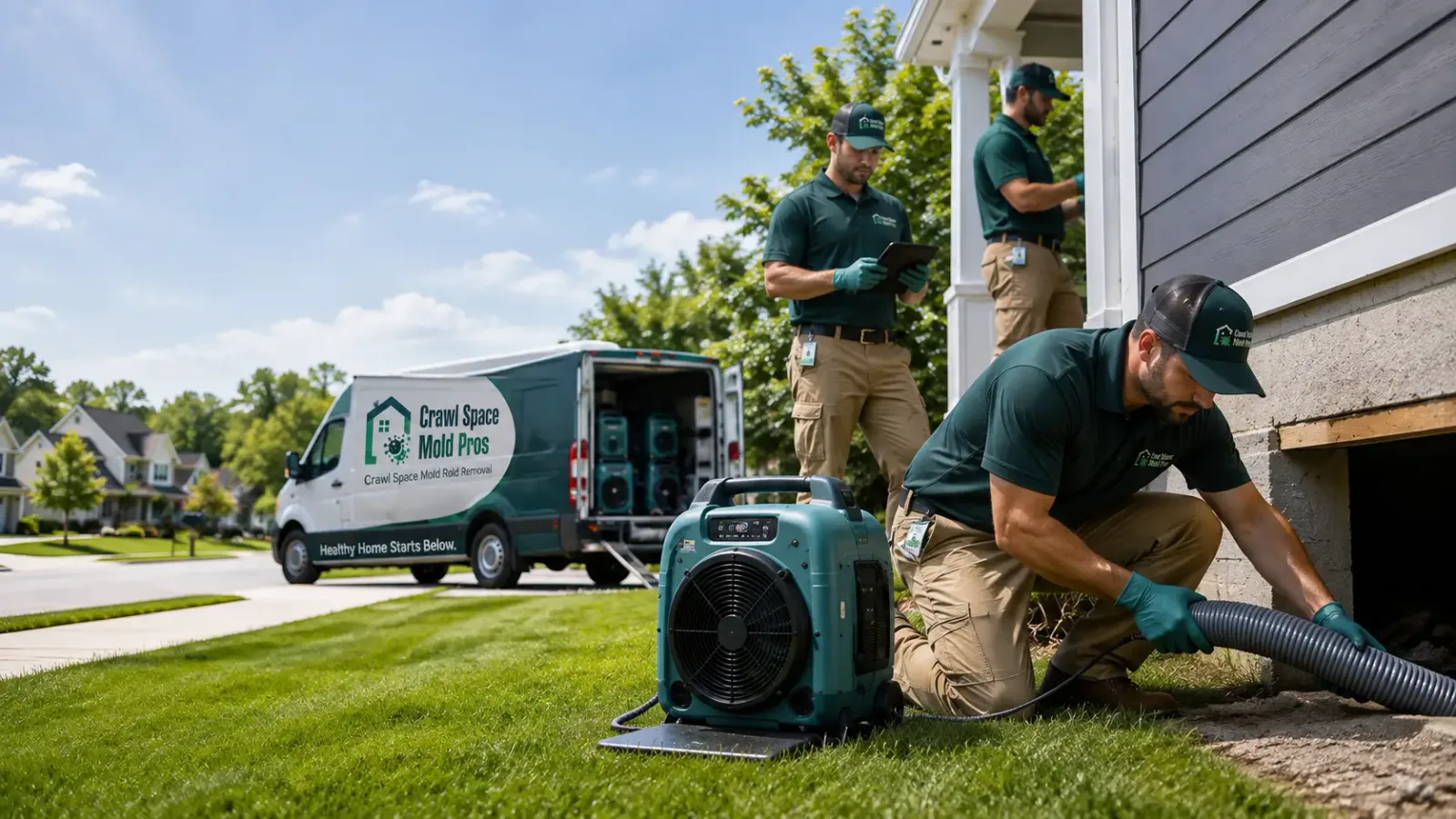 Crawl Space Mold Removal in Newfoundland, NJ